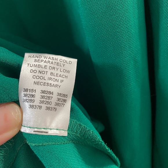 Sugarlips Women’s Large Emerald Green Off the Shoulder Long Maxi Dress NWT - Picture 7 of 10